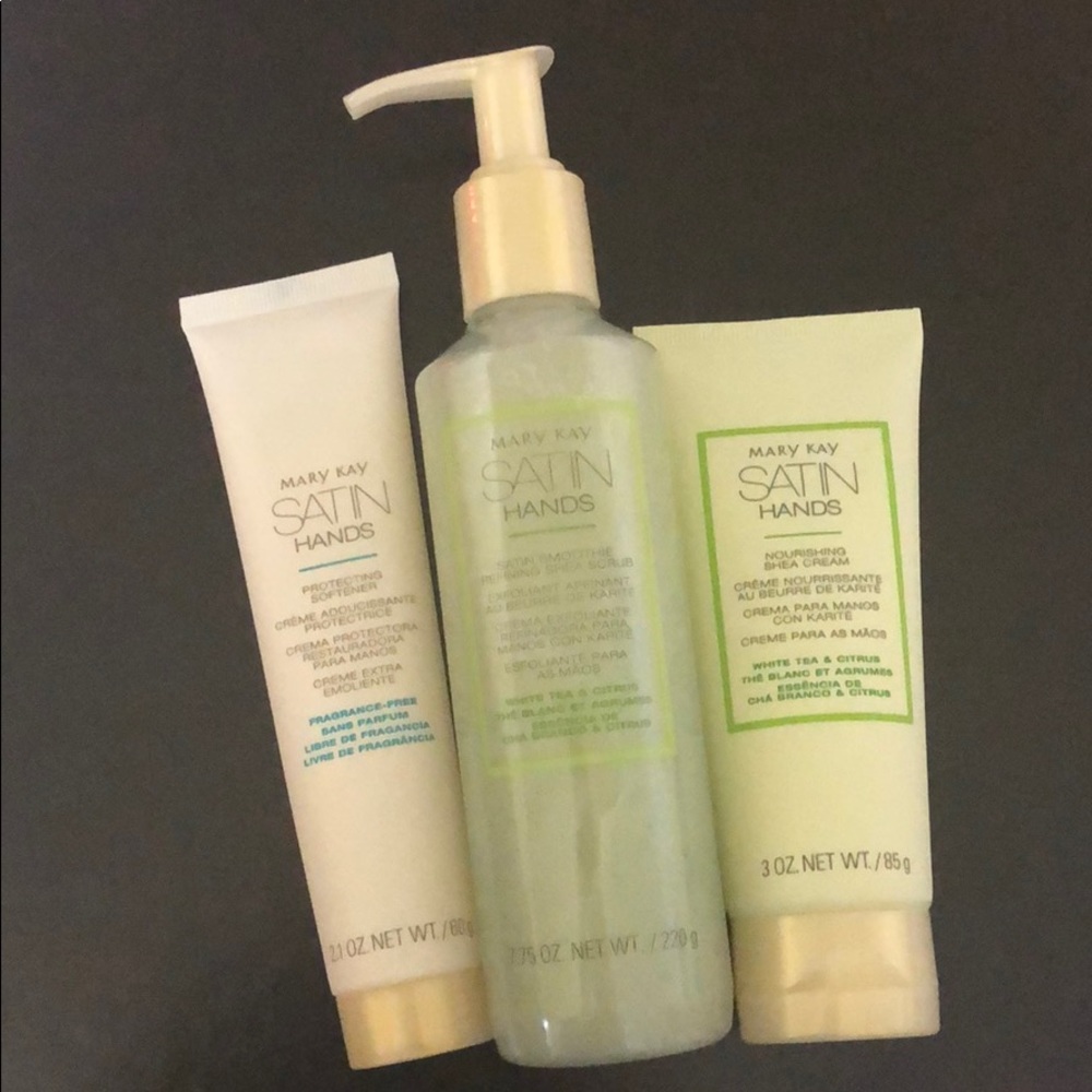 Satin hands set - never opened - great gift